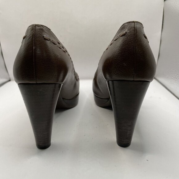 Stuart Weitzman Brown Mary Jane Heels - Picture 5 of 7